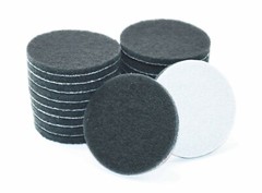 20pc Drill Brush Replacement Scour Pads Gray 4″ Round for Power Scrubber Driver