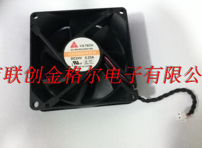 1pc new fan freeship FD248025EB-N DC24V 0.23A Y.S.TECH 80*80*25MM
