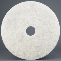 3M 3300 Natural Blend White Burnish Pad, 27″, 5 per case (Damaged Box)