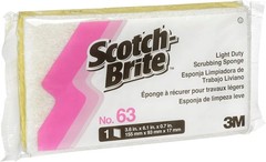 Scotch-Brite Light Duty Scrubbing Spon 63, 6.1 in x 3.6 in x 0.7 in,