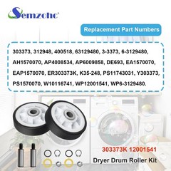 303373K 12001541 Dryer Drum Roller Kit Compatible with Cro-sley 2-3 inches