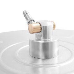 Stainless Steel Round Surface Cleaner with 2 Nozzles, 5000 PSI Power