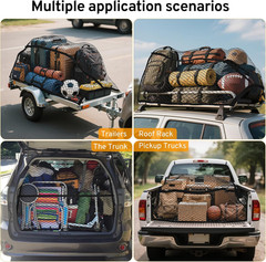 Cargo Net for Pickup Truck Bed for Ford F150 F250 F350 Super Duty 2000-2025 2026