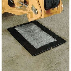 Pig Pad203 Sorbent Pad, 2 Gal, 36 In X 24 In, Fuel, Oils, Black, Polypropylene