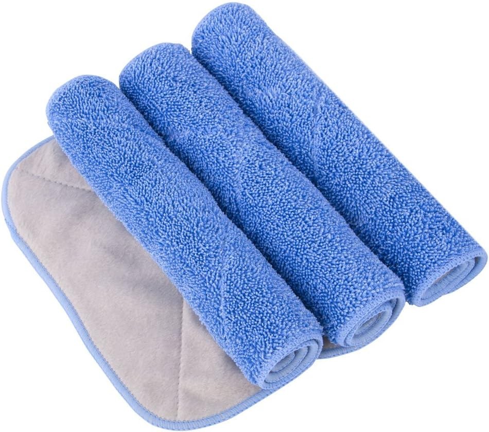 MR.SIGA Professional Microfiber Mop Refills, Pack of Blue – Pad Refills