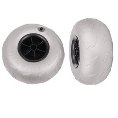 9 Balloon Wheels 2 Pack 0.78in Inner Dia Beach Sand Tires Kayak Cart 4.5in Thick