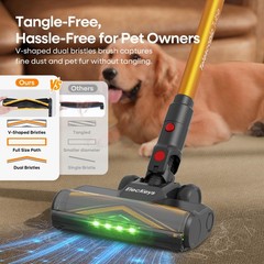 Eleckeys Cordless Vacuum Cleaner 650W 55Kpa 70Mins Vacuum Cleaners For Home