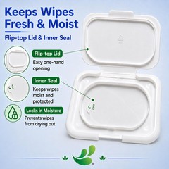 All Clear Care Baby Wipes, Unscented for Sensitive Skin, 80 Count (Pack of 3)
