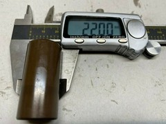 USED – AR XWA Ceramic Piston / Plunger FROM XWA9G.24 22MM 1EA. # 1420120 BROWN