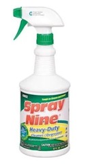Heavy Duty Degreaser Cleaner Spray Nine 32oz Disinfectant 12 Bottles EPA