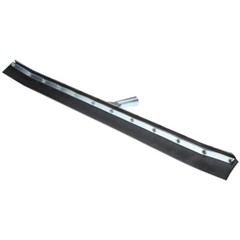 PRO SOURCE 36″ Rubber Blade Floor Squeegee Tapered End, Black