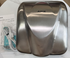 AIKE Elephant Power Commercial Hand Dryer High Speed Auto Warm Wind Brushed
