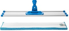 Zflow 18″ Professional Microfiber Mop – Commercial Stainless 18 inches, Blue