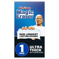 Mr. Clean Magic Eraser Ultra Thick Multi Purpose 1 Count (Pack of 1), White