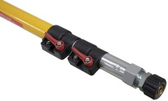 18′ Fiberglass Telescoping Wand 3800 PSI for Cold Water Pressure Washer and Belt
