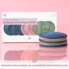 S&T INC. Makeup Remover Wipes for Skin Care, Reusable 1 Count (Pack of 7)