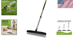 Room Groom Carpet Rake with 54″ Adjustable Handle – Ultimate Pet Hair Remover