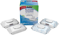Signature Signature Moist Flushable Wipes 632 Wipes, 632 Count, White