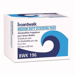 Boardwalk 196 6″ x 9″ M Duty Scour Pad – Green (20/CT) New