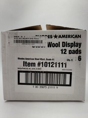 RHODES, CASE OF 72 EACH Medium Grade #1 Steel Wool