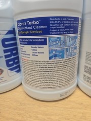 Clorox Turbo Disinfectant Cleaner for Sprayer Devices, Bleach-Free, 8/BOTTLES