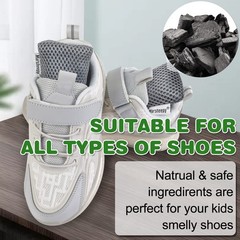 12 Pack Charcoal Shoe Deodorizer Bags inserts, 12 Count (Pack of 1), 12 PACK