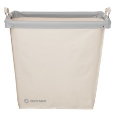 Round Replacement Commercial Laundry Hamper Canvas Bag for Model 320L White