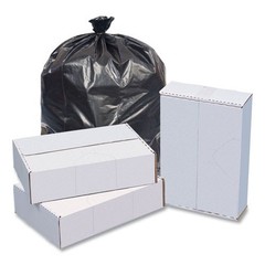Inteplast Group Can Liners, 60 gal, 19 mic, 38×58″, 25 Bags/Roll, 6 Rolls/CT