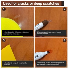 Wooden Furniture Repair kit – a Set of 43 Stain Sticks. Conventional Color