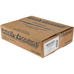 PRO-SOURCE 30 Gal 0.6 mil Household/Office Trash Bag 30″ Wide x 36″ High, Black