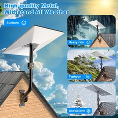 Gen 3 Adjustable Starlink Mount, 360° Rotation, 180° & 45° Tilt Heavy-Duty Me…