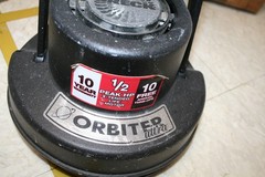 Oreck Orbiter Ultra Floor Machine ORB700MB attachments Pads Scrubber Polisher