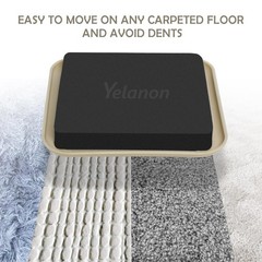 Yelanon Furniture Sliders, 20 pcs-3 1/2” Square Beige 20pcs 3.5″beige,