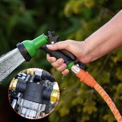 PAGOW 8 Pcs Hose Filter Washers, Stainless Steel Inlet 0.75 Inch, Black