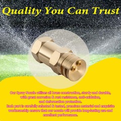 Boomless Spray Nozzle 1/2″ FPT 20 Orifice (90° & 180° Caps) 5.9 GPM @ 40 PSI