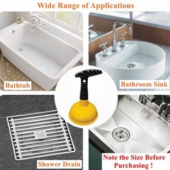 Cuzlarmul Sink Plunger, Easy to use Mini Plunger with Short Handle, Yellow