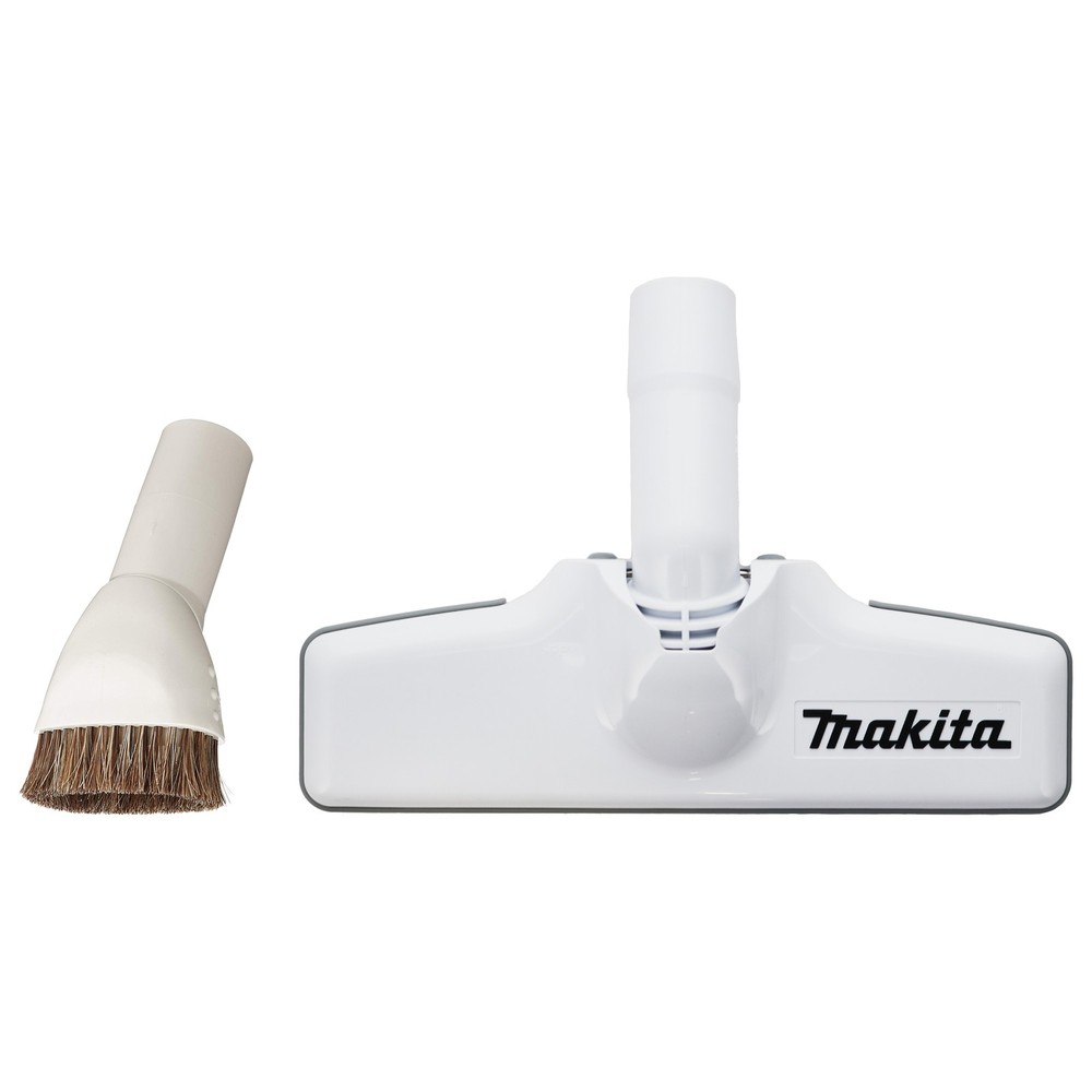 Makita 198552-4 Round Brush & 123486-2 Floor Nozzle for Vacuums XLC02, XLC02ZW