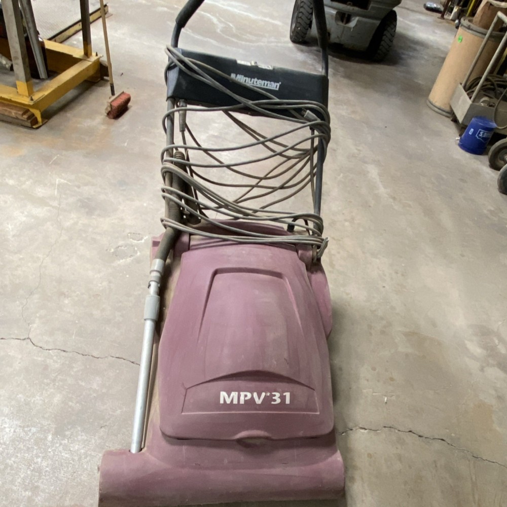 Minuteman MPV 31 Commercial Bagged Canister Vacuum Corded Wand Hose Wheeled