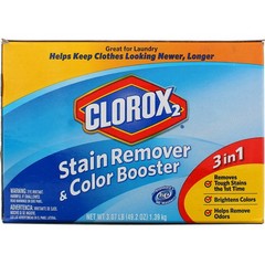 Clorox 2 Stain Remover & Color Booster Powder, Regular, 49.2 oz