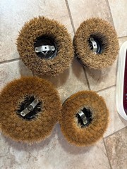 Vintage Regina Twin Brush Scrubber Model S w/ 4 Brushes (1950’s) Clean Working