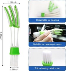 Car Interior Duster Detail Brush Cleaning Kit, Soft Microfiber Towels Dashboard