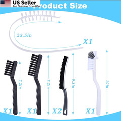 Palksky Washing Machine Cleaning Brush Set, Front Load Washer White