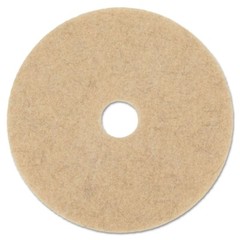 Boardwalk 4019NHE 19 in. Nat. Hog Hair Burnishing Floor Pads – Beige (5/CT) New