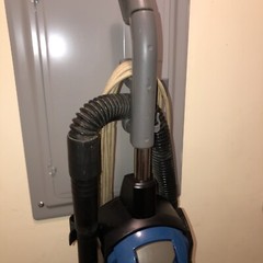 Powr-Flite Wide Track Bagless Upright HEPA Vacuum – 1-Gallon, Model# PF82HF