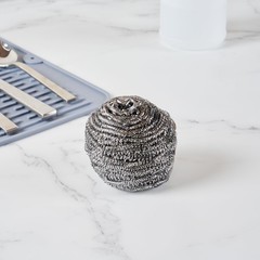 Restaurantware Stainless Steel Scrubber 100-Pack 3.15 X 3.15 X 1.969 Inches