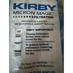 Kirby Micron Magic Filtration 3 Bags G4 G5 in Sealed Package Made USA 197294
