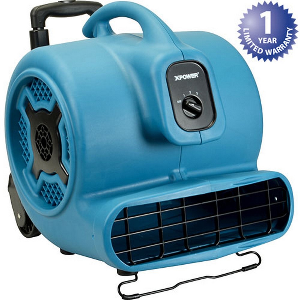 Xpower P630HCBLUE 1/2 HP High Velocity Floor Dryer