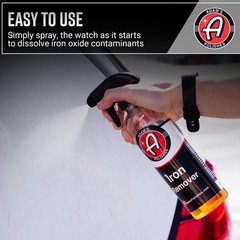 Adam’s Iron Remover 16oz Iron Out Fallout & Stop Rust Remover Spray for Car …