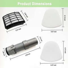 Mochenli Vacuum Floor Nozzle Hose Filter Replacement Parts for Shark…