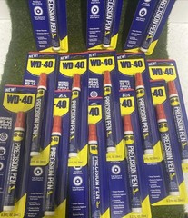 Lot Of 13 Wd-40 490743 0.3 Oz, Pen, Petroleum Distillates, Amber